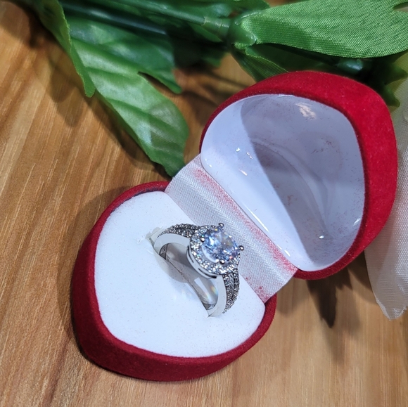 925 Sterling Silver Proposal Ring for Women,CertifiedTibetan,Engagement,Promise - Picture 4 of 8